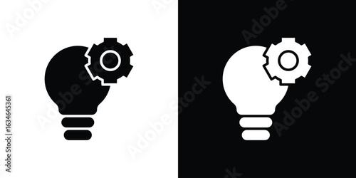 Implement icon, simple flat style. for ui or ux designs