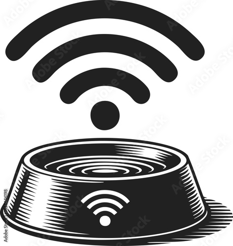 Pet feeder, IoT-enabled pet bowl, automatic feeding device with wireless connectivity for smart pets