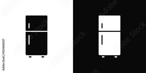 Fridge icon, simple flat style. for ui or ux designs