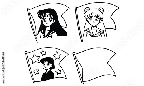 Mysterious Portraits Anime-Style Characters and Creature Faces