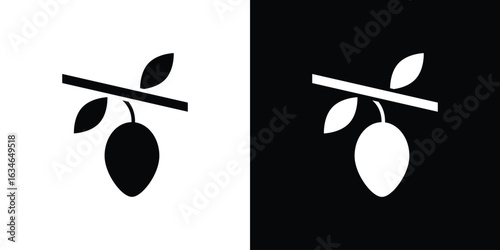 Cocoon icon, simple flat style. for ui or ux designs