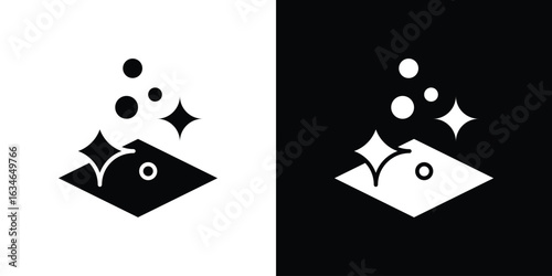 Clean floor surface icon, simple flat style. for ui or ux designs