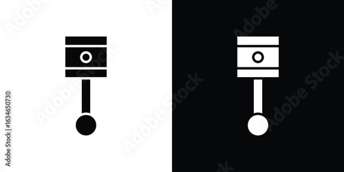 Car Piston icon, simple flat style. for ui or ux designs