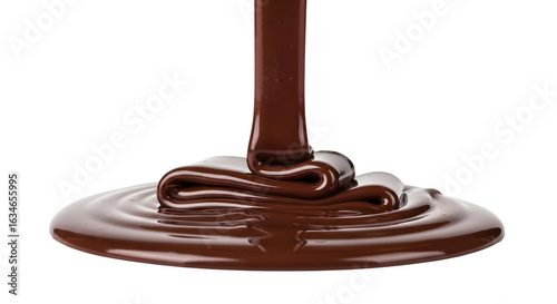 Pouring rich dark chocolate on black background    .ai generative, transparent background, white background. isolated on white background, png, jpeg, jpg.