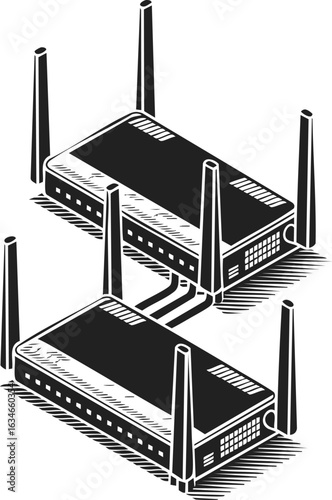 WiFi Mesh System, wireless network devices, home connectivity, internet router design, seamless online experience