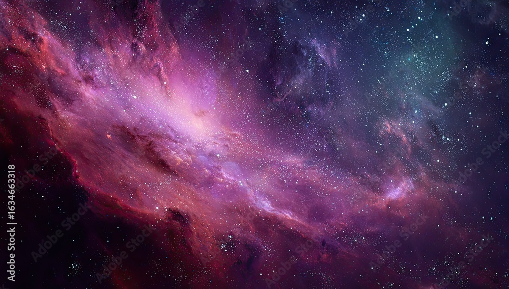 Fototapeta premium Deep space nebula display