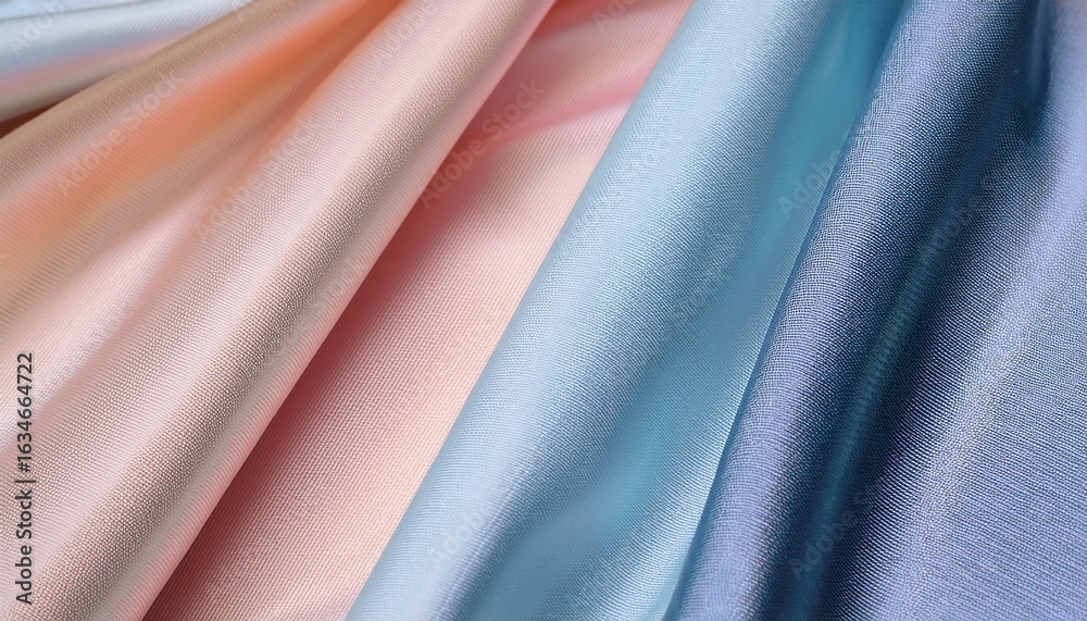 Fototapeta premium pastel fabric texture background soft colors textile design abstract cloth material close up