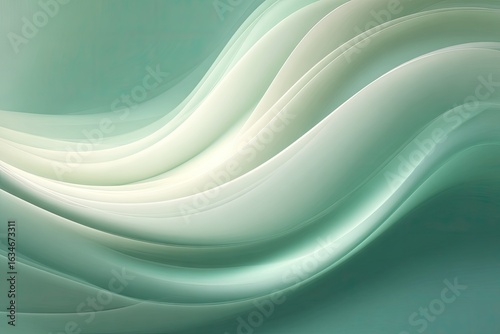 Abstract flowing lines in pastel tones