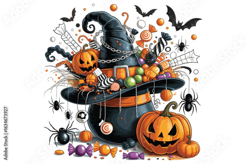 Halloween T-Shirt Vector Bundle | Spooky SVG PNG Designs for Cricut & Silhouette