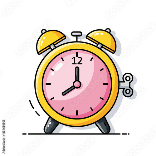 alarm clock vector illustration