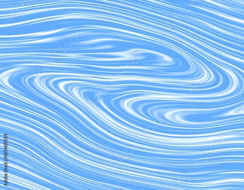 Abstract blue and white swirling pattern