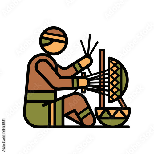     Query successful

A craftsman weaves a vibrant tapestry of threads on a loom, a symbol of tradition, patience, and the art of creation.