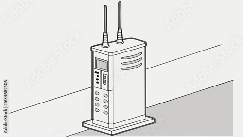 Electronic Repeater Used in Long-Distance Communication