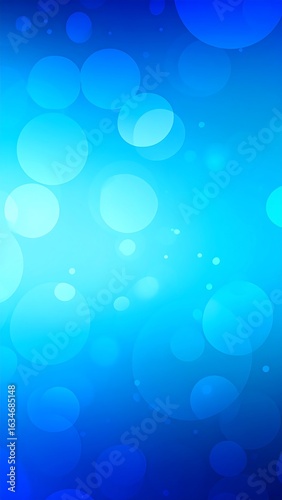 Abstract blue circles background