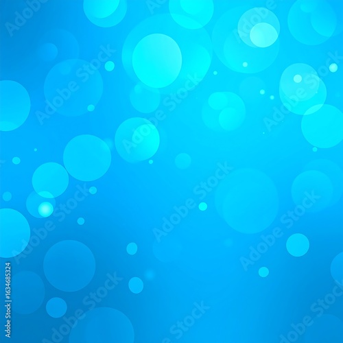 Abstract blue circles