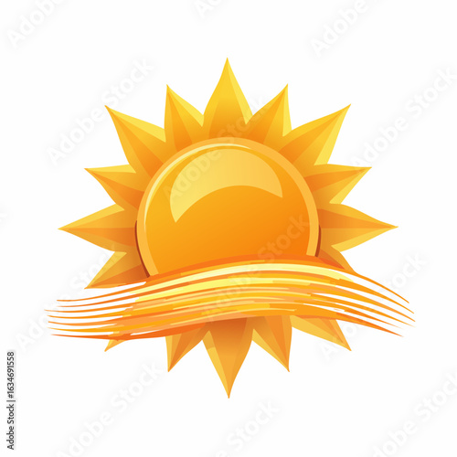 Sonne mit Hitzewellen