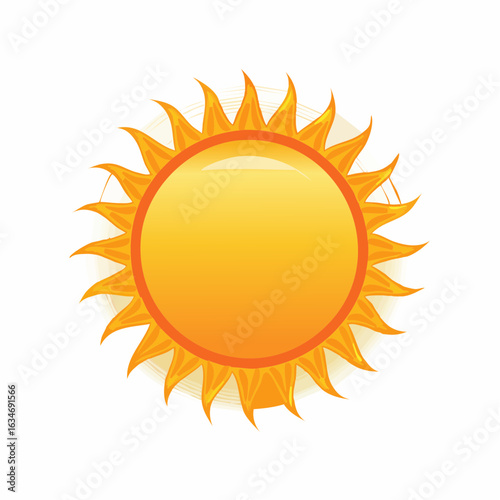 Sonne mit Hitzewellen