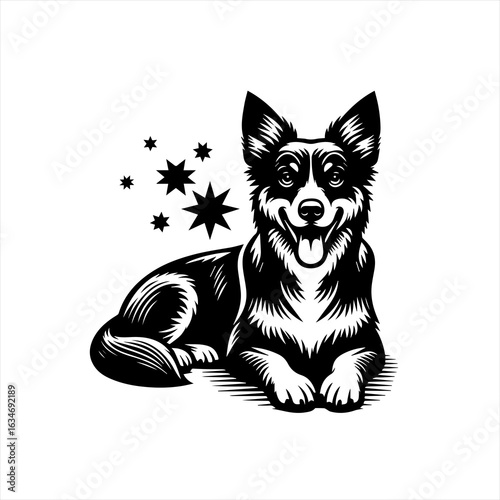 Dog illustration