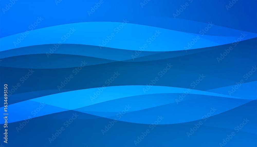 Fototapeta premium Abstract blue wavy background (9)
