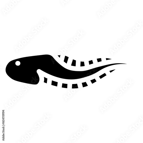 Tadpole Vector Glyph Icon Design