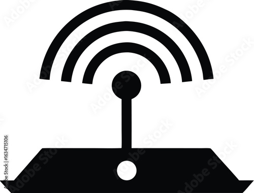 wifi access point vector icon.