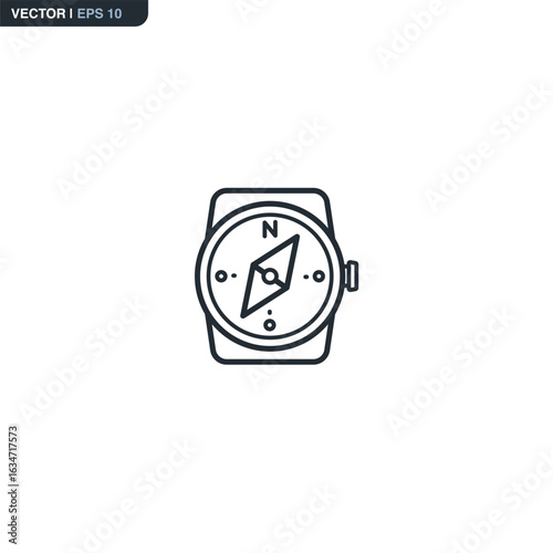 Compass Watch Icon