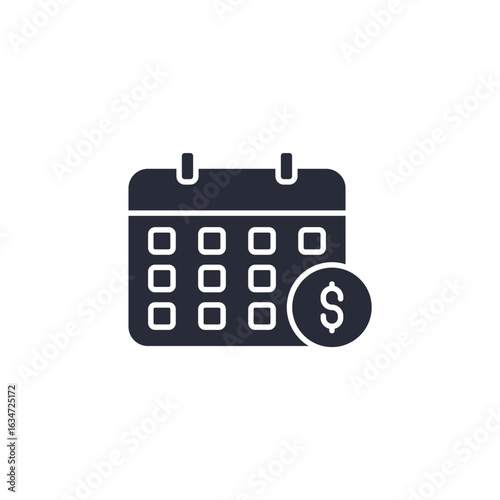dept repayment icon. linear style sign for mobile concept and web design. Vector icon. Symbol, logo illustration. Vector graphics