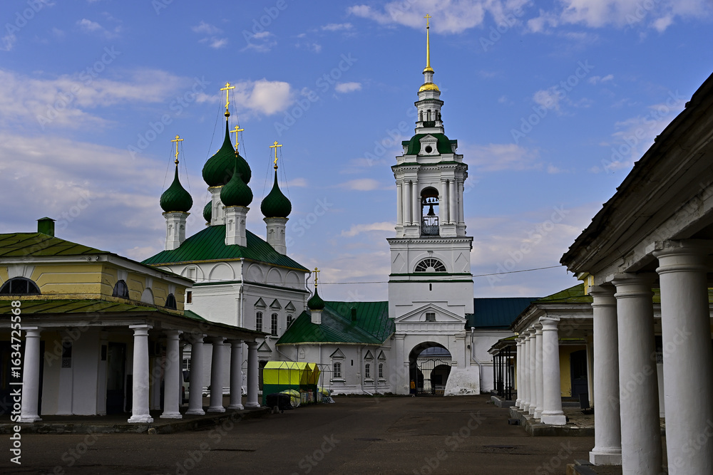 Naklejka premium Church of the Savior Not Made by Hands in the ancient Russian city of Kostroma.