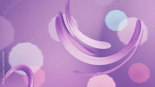 Abstract swirls of lavender, soft bokeh.
