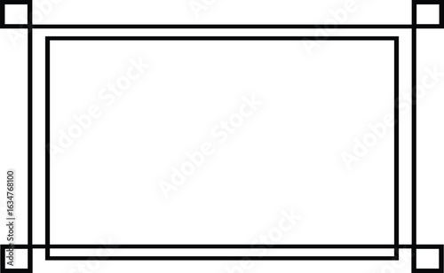 Vector Page. border A4 design for project Gold frame with format. Cover background for your project Vector illustration