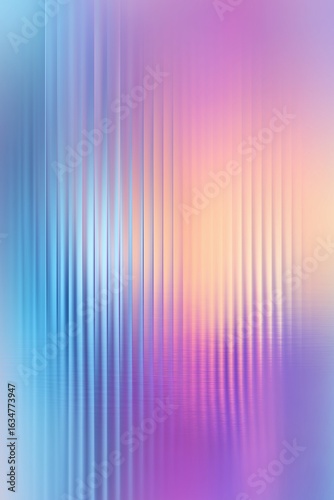 holographic irredescent glass gradient blue purple pink yellow 