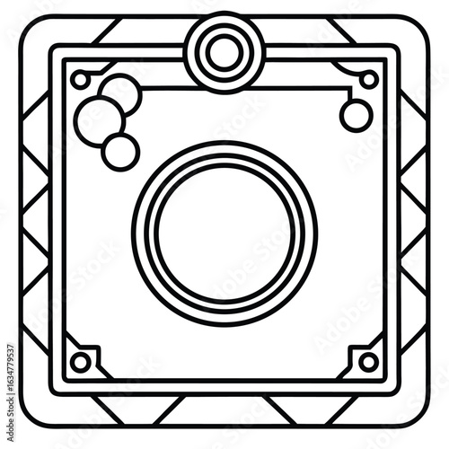 Instagram style frame