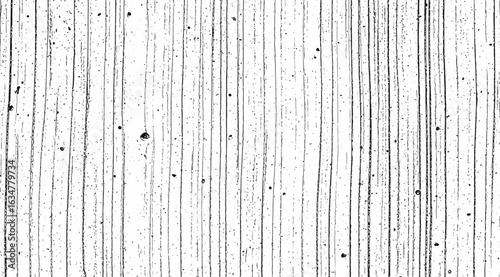 An abstract monochrome background featuring a distressed texture with vertical lines and speckles, creating a grunge or vintage feel with a striking contrast