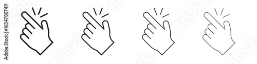 Easy icons in black simple line elements.