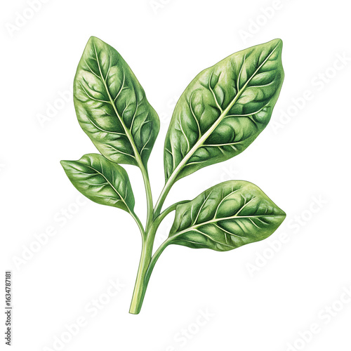  Spinach isolated