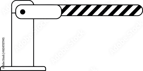 Barrier gate automatic boom gate security access control