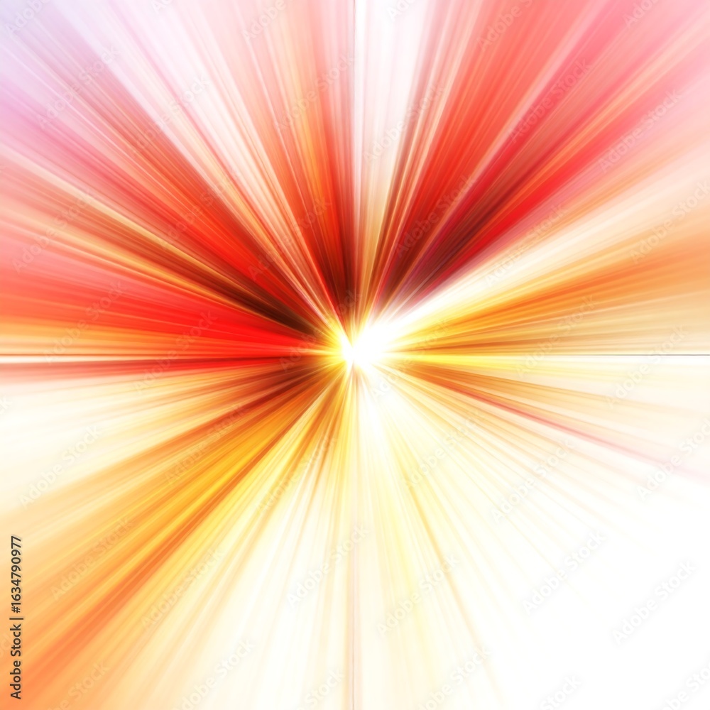 Obraz premium Abstract vibrant burst