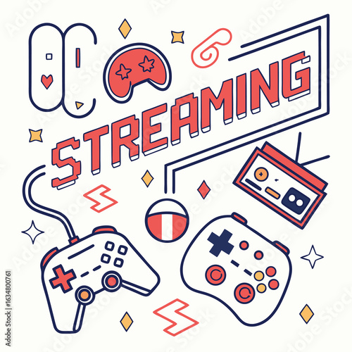 Online Broadcast Illustration

