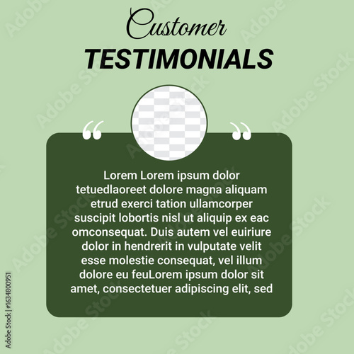 Customer  testimonials