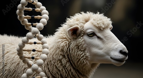 Sheep with DNA Helix, Genetic Engineering and Modern Agriculture