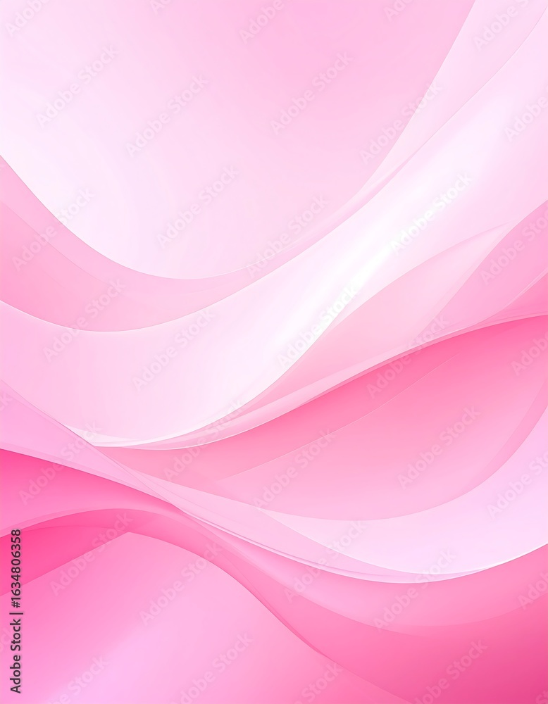 Obraz premium Abstract pink wavy background