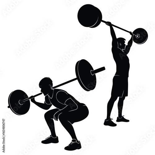 Weightlifters Posing