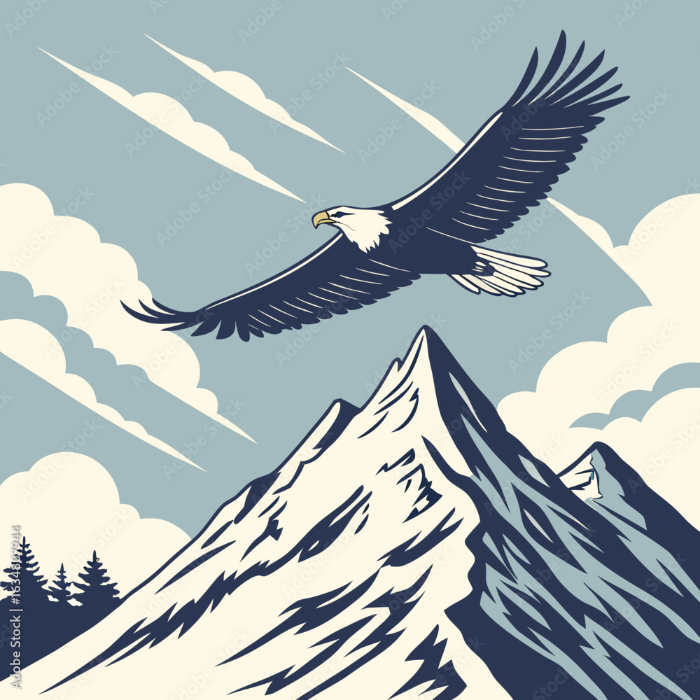 Obraz premium eagle in the sky