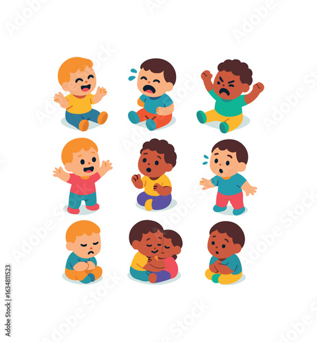 Toddler Emotions Icons