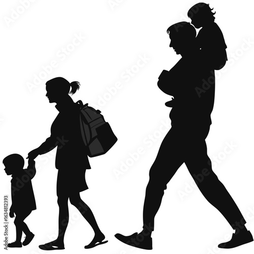 People Carrying Babies