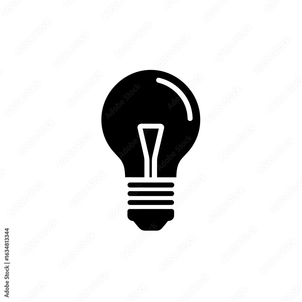 An iconic lightbulb symbol.