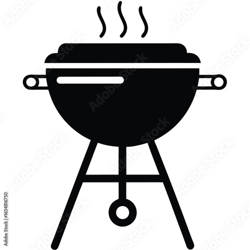 barbecue grill vector icon