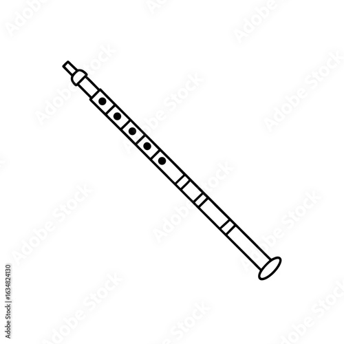 flute icon vector