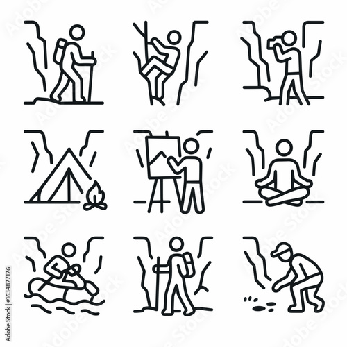 Canyon Adventure Icons