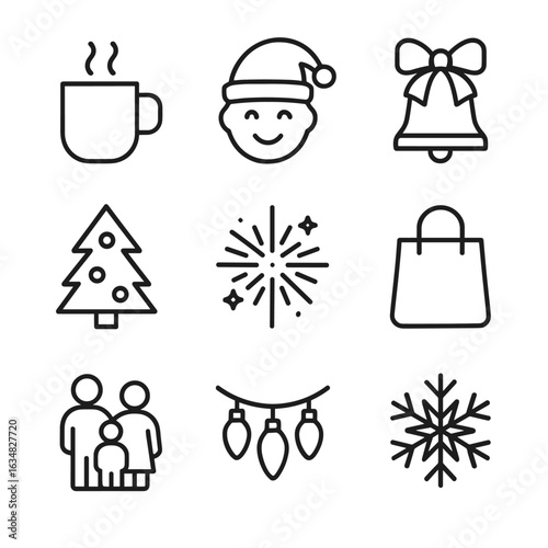 Holiday Icons Grid